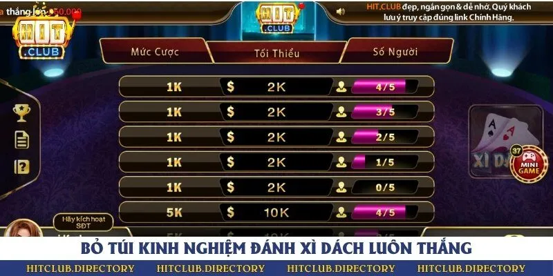 Hạ gục mọi nhà cái cùng kinh nghiệm chơi xì dách bất bại